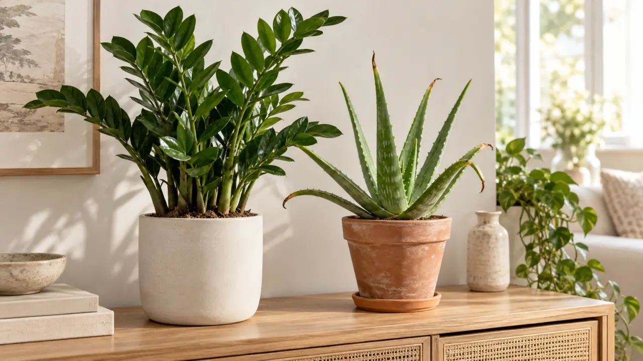 Plantes increvables : pourquoi le zamioculcas pardonne tout et l’aloe vera presque rien