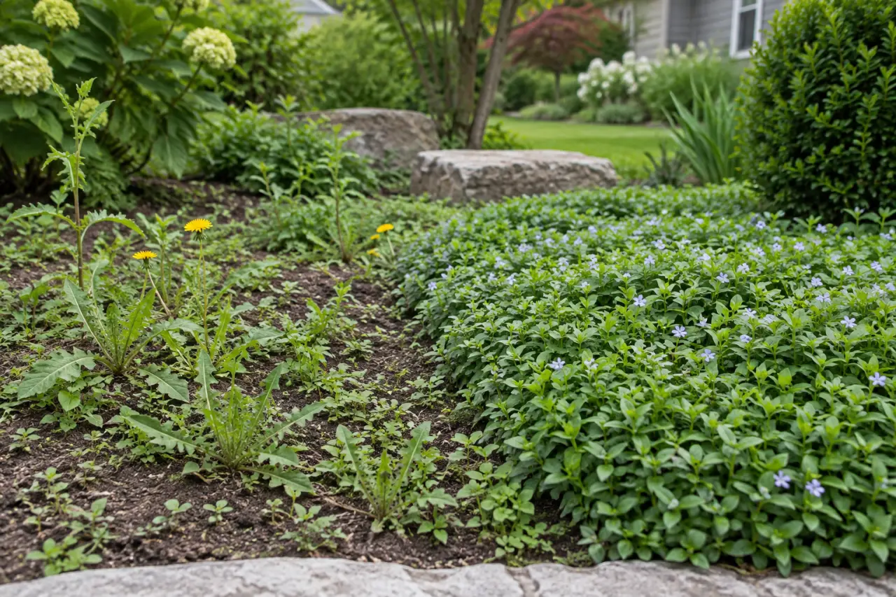 Plantes couvre-sol : le mauvais choix laisse les mauvaises herbes gagner