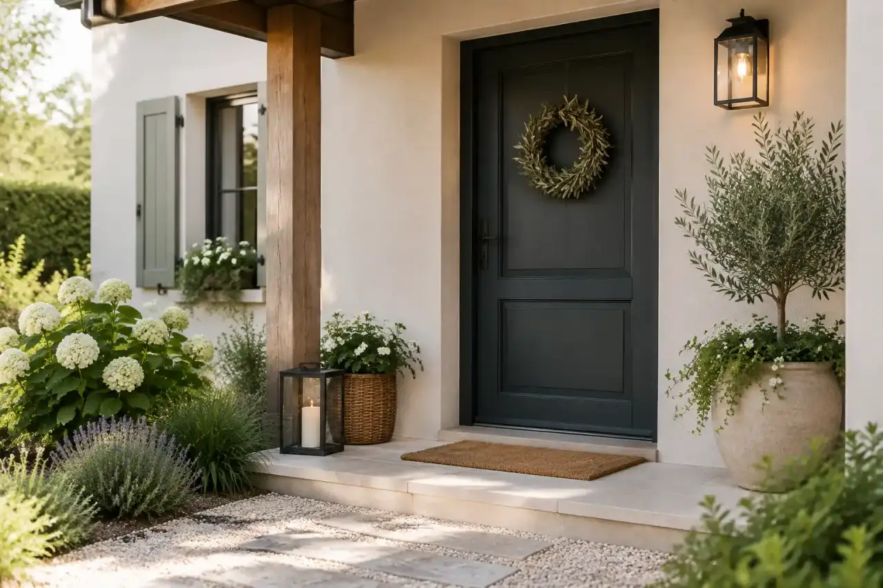 Idée déco extérieur devant maison : composez une entrée accueillante sans surcharger la façade