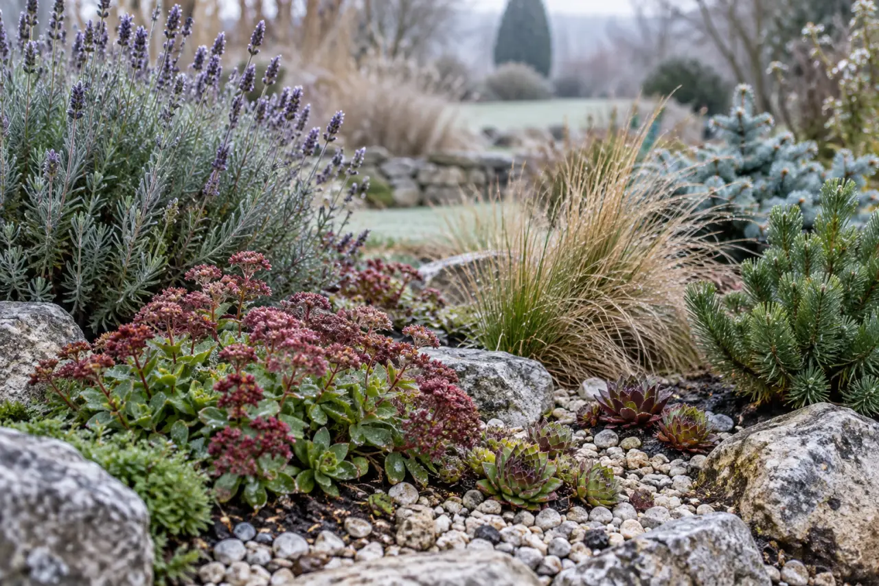 Plantes résistantes à la sécheresse et au gel : le drainage protège aussi du froid humide