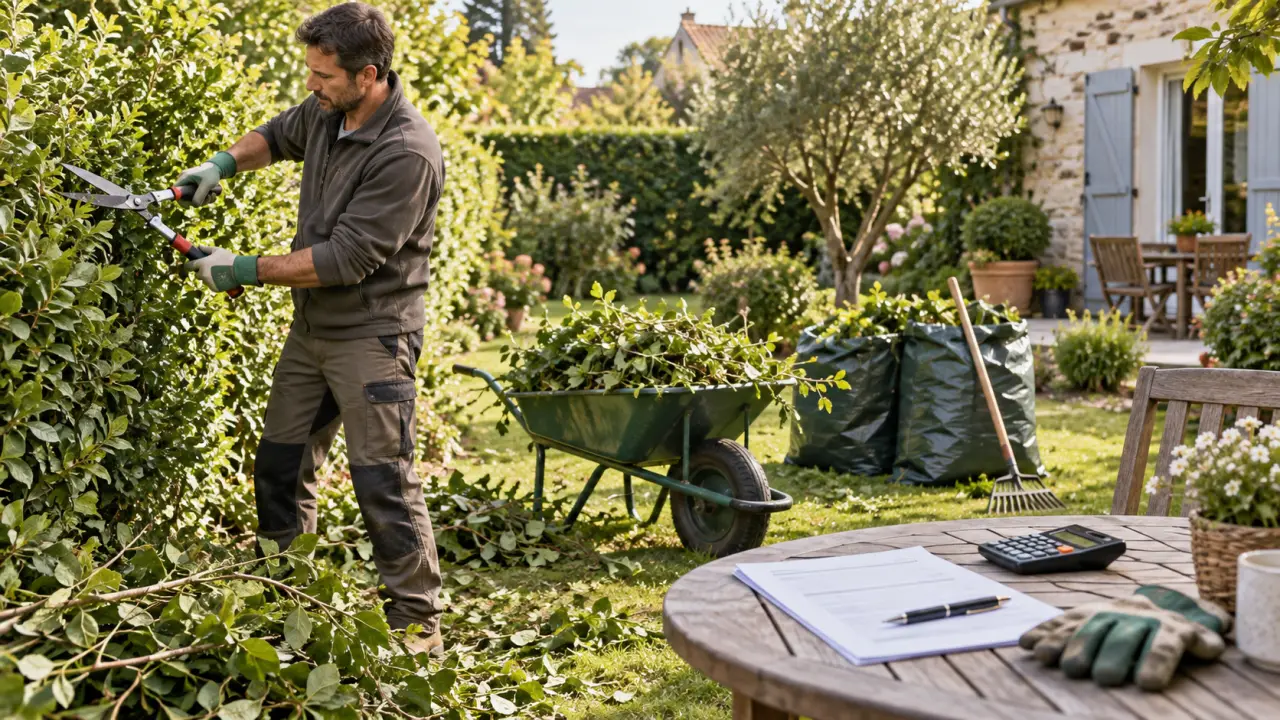 Petits travaux de jardinage chez un particulier : le devis qui oublie les déchets coûte plus cher